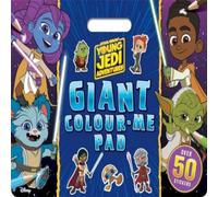 Walt Disney Star Wars Young Jedi Adventures: Giant Colour Me Pad Paperback Book Walt Disney Multicolor