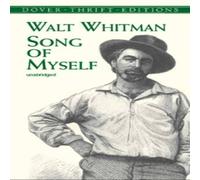 Walt Whitman Song of Myself Paperback Book Walt Whitman Multicolor