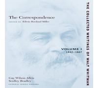Walt Whitman The Correspondence Volume I: 1842-1867 Paperback Book Walt Whitman Multicolor