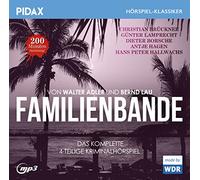 Walter Adler - Familienbande / Das komplette 4-teilige Kriminalhörspiel mit Christian Brückner, Günter Lamprecht und Dieter Borsche (Pidax Hörspiel-Klassiker)