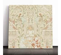 Walter Crane The House That Jack Built Canvas Print | Gallery Wrapped 30mm Frame Wall Art | 20x20 inches | Ready to Hang | Contemporary Picture | Living Room Bedroom Lounge Office