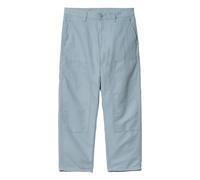 Walter Double Knee Cotton and Linen Pants Grey blue M