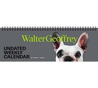 Walter Geoffrey Perpetual Undated Weekly Desk Pad Calendar
