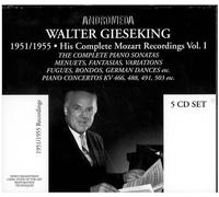 Walter Gieseking - Mozart - Piano Works, Vol 1 (1951/1955)