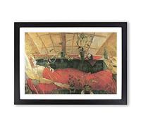 Walter Gramatte Sonia Framed Print | A2 Black Framed Wall Art | Ready to Hang | Modern Nature Picture | Living Room Bedroom Lounge Office