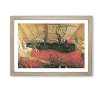 Walter Gramatte Sonia Framed Print | A2 Oak Framed Wall Art | Ready to Hang | Modern Nature Picture | Living Room Bedroom Lounge Office