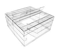 Walter Harrison Sandford - Square Small Animal/Chicken Run Cage, 120x120x60 cm (Pack of 1)