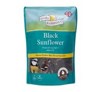 Walter Harrison's Black Sunflower Seeds Pouch, 1.6 kg (Pack of 6) | Protein Rich Seeds for Birds, Attracts Finches & Blue Tits, Resealable Pouches, Eco-Friendly Sourcing