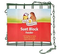 Walter Harrison's Energy Boost Hanging Suet Wild Bird Portable Food Block Cage Feeder - 12 cm