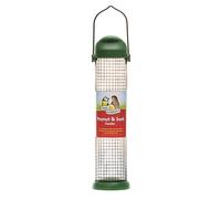 Walter Harrison's Flip Top Wild Bird Peanut Feeder, Green, 30 cm Large