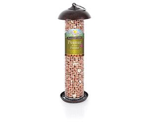 Walter Harrison's Hammered Copper Wild Bird Hanging Peanut and Suet Feeder - 30 cm