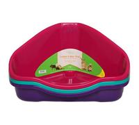 Walter Harrisons Harrisons Small Animal Corner Litter Tray 49Cm High Corners For Small Animals