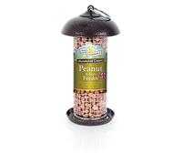 Walter Harrison's Mini Peanut & Suet Hanging Feeder, Hammered Copper, 20 cm | Durable Wild Bird Feeder, Easy to Fill & Clean, Attracts Small Birds, Hanging Design