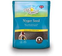 Walter Harrison's Nyger Seed Wild Bird Food Higher Energy Niger Seed for Garden Birds - 2kg