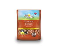 Walter Harrison's Premier Peanuts, High Energy Wild Bird Food, 2 kg | Aflatoxin Free Mix, Premium Quality Peanuts, Versatile Feeding Options, Environmentally Friendly Packaging