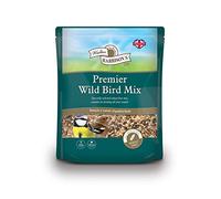 Walter Harrison's Premier Wild Bird Mix, Wheat Free Garden Bird Seed, 4 kg | Nourishes Garden Birds Year Round, Reduces Waste, Nutritious Ingredients, Ideal for All Feeders