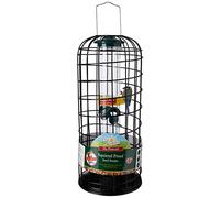 Walter Harrison's Squirrel Proof Wild Bird Seed Feeder, Black, 35 cm | Upgraded Squirrel Proof Design, Easy to Fill & Clean, Durable & Weather-Resistant, Spacious Feeding Area