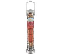 Walter Harrison's Steel Plated Die Cast Wild Bird Suet Roll and Fat Ball Hard-Wearing Hanging Feeder - 40 cm