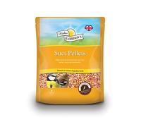 Walter Harrisons Suet Pellets Wild Bird Food Variety Pouch for Garden Birds Berry, Insect & Mealworm Flavours - 4kg