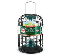 Walter Harrison's Wild Bird Feed Protector squirrel Proof Hanging Fat Ball and Suet Roll Feeder - 20 cm