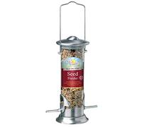 Walter Harrison's Wild Bird Seed Feeder, Steel Plated, 20 cm Small