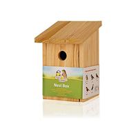 Walter Harrison's Wooden Wild Bird House with 32mm Hole, Front Opening