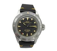 Walter Mitt Sea Diver Steel 316L Automatic Black Leather Unisex Watch