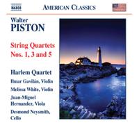 Harlem Quartet – Piston: String Quartets 1, 3, 5