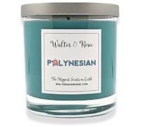 Walter & Rosie Candle Co. - Polynesian 11oz Scented Candle Inspired by Disney Scents - Smell Like Disney Resorts - The Happiest Scents on Earth - Paraffin & Soy Blended - Burns up to 40 Hrs