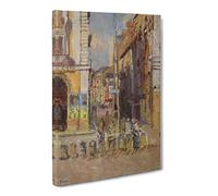 Walter Sickert Study For The Elephant Canvas Print | Gallery Wrapped 30mm Frame Wall Art | 20x14 inches | Ready to Hang | Classic Animals Picture | Living Room Bedroom Lounge Office