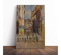 Walter Sickert Study for The Elephant Canvas Print | Gallery Wrapped 30mm Frame Wall Art | 24x16 inches | Ready to Hang | Modern Animals Picture | Living Room Bedroom Lounge Office