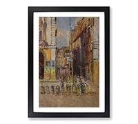 Walter Sickert Study for The Elephant Framed Print | A2 Black Framed Wall Art | Ready to Hang | Modern Animal Picture | Living Room Bedroom Lounge Office