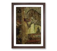 Walter Sickert Vesta Victoria Framed Print | A2 Walnut Framed Wall Art | Ready to Hang | Modern Nature Picture | Living Room Bedroom Lounge Office
