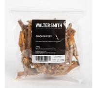 Walter Smith Natural Chicken Feet 250g - 100% Natural Dog Treat - No Artificial Colours or Preservatives - Natural Dog Chew