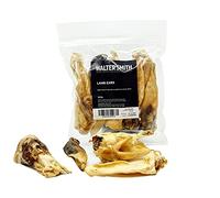 Walter Smith Natural Lamb Ears 100g - 100% Natural Dog Treat - No Artificial Colours or Preservatives - Natural Dog Chew