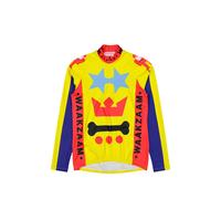 Walter Van Beirendonck Waakzaam graphic-print zip top - Yellow S-M-L-XL