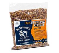 Walters All-Round Nutri Mix (1kg)| Pond Fish Food Pellet for Koi, Goldfish and all Cold Water Pond Fish | Nutritional Year Round, 3mm Complete Fish Food Pellets in Recyclable Bags
