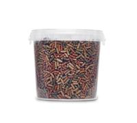Walters Complete Pond Sticks (2L Tub) | Year-Round Pond Fish Food for all coldwater fish | Stick-Shaped, Nutrient-Rich Feed with Spirulina and Turmeric | Minimises Water Pollution | Recyclable Tubs