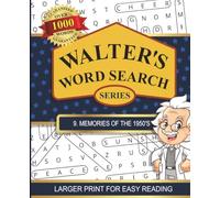 Walters Word Search Series: #9 Memories of the 1950s | Puzzle Book for Adults and Seniors | Large 7.5 x 9.25 Print Size | Fun and Entertaining Gift for Puzzle Lovers