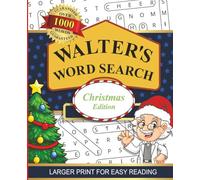 Walters Word Search Series: CHRISTMAS EDITION | Puzzle Book for Adults and Seniors | Large 7.5 x 9.25 Print Size | Easy and Entertaining Gift for Puzzle Lovers