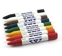 Walters WWL Warehouse Crayons, General Purpose Industrial & Trade Use, Black, Pack 3
