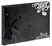 Walther 23.5 x 16 cm Grindy Design Photo Album for 40 Photographs, Black