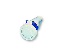 Walther - 32A, 230V, Cable Mount Cee Socket, 2P+E, Blue, Ip67