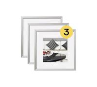 walther design Chair Picture Frame, Silver, 20 x 20 cm