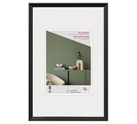 walther design Desire DEX520B Picture Frame with Art Glass, Plastic Frame, 15 x 20 cm, Black