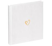 walther design Emotion FA-189-W Photo Album, White, 20 x 20 cm, 40 Pages