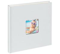 walther design Fun FA-205-BL Photo Album with Cover Cut-Out, 26 x 25 cm, Light Blue