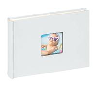 walther design Fun FA-207-BL Photo Album with Cover Cut-Out, 22 x 16 cm, Light Blue