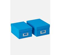 walther design - Fun FB-115-DU Storage Boxes, Ocean Blue, Pack of 2