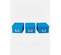 walther design - Fun FB-115-U3 Storage Boxes, Ocean Blue, Pack of 3